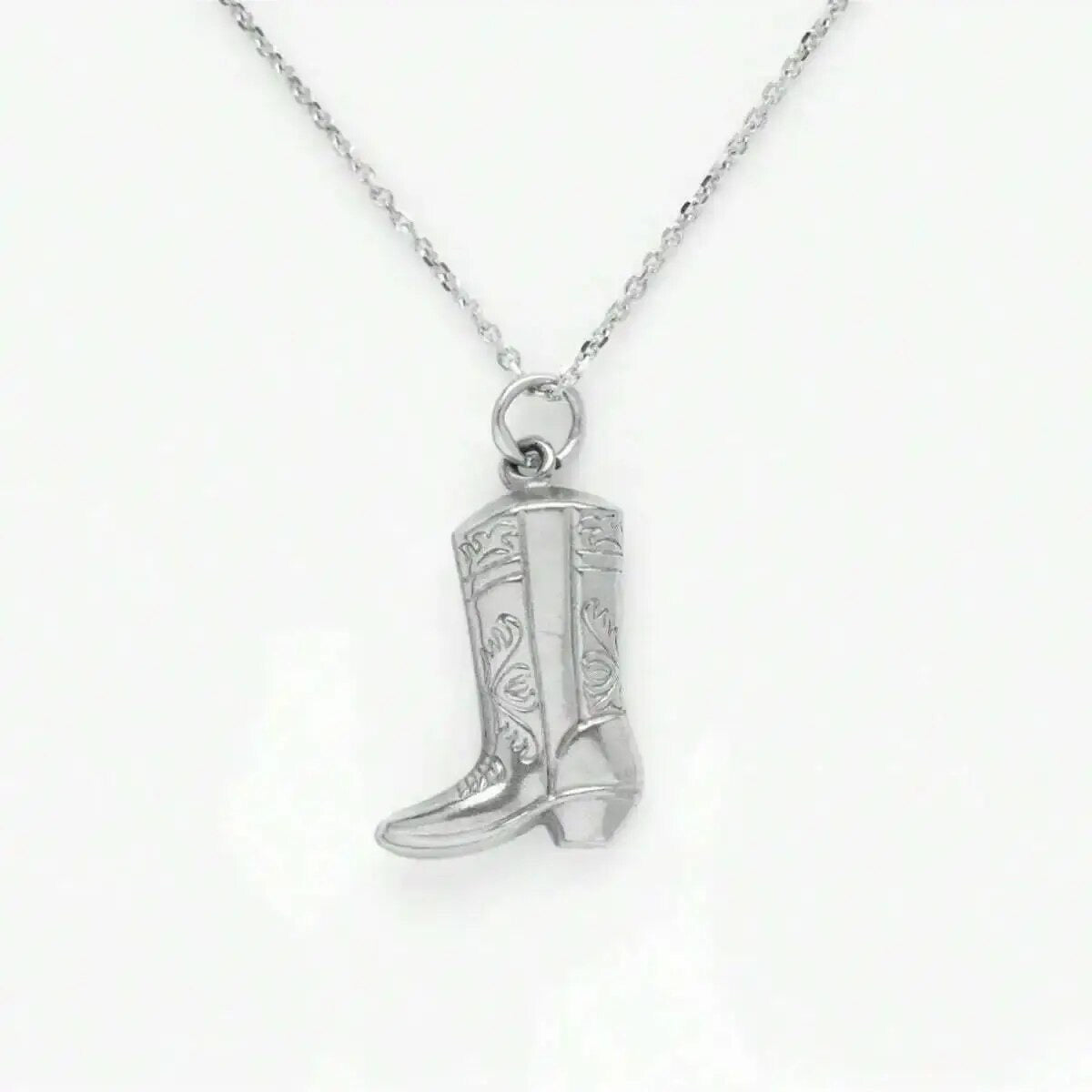 Cowboy Boot Necklace