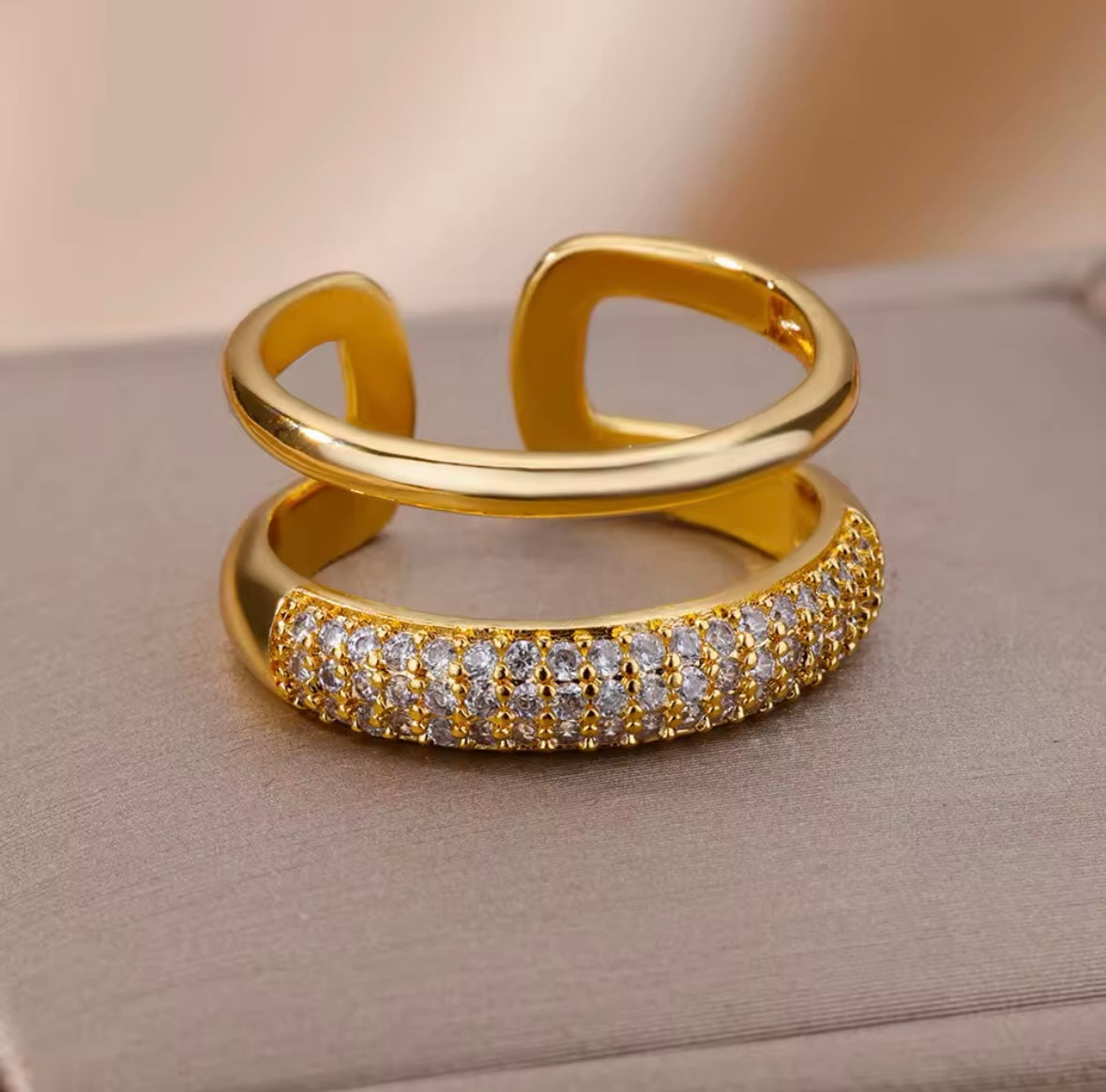 Open Zirconia Ring