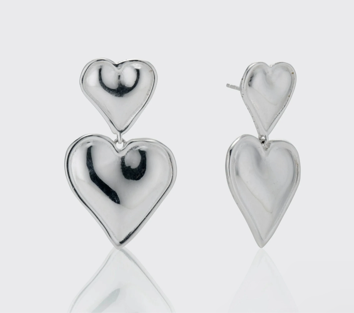 Double Heart Earring