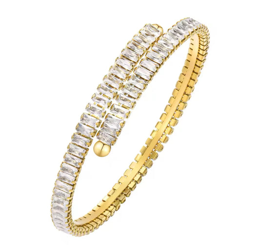 Open Zirconia Bracelet