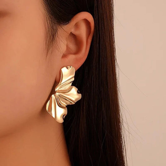 Leaf Stud Earrings