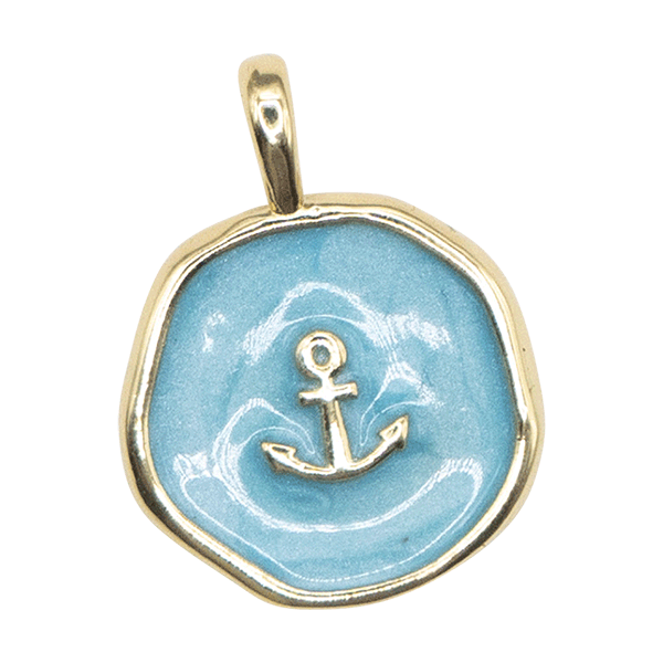 Blue Anchor Charm