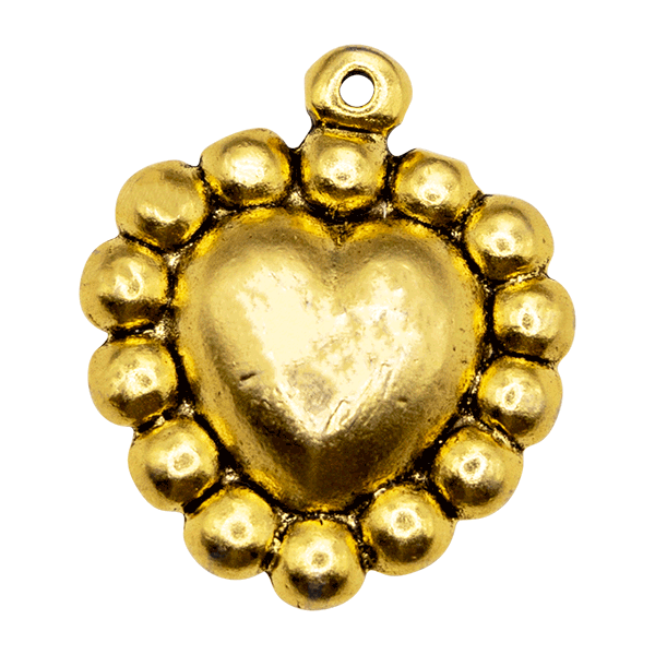 Dotted Heart Vintage Charm