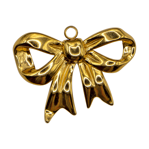Gold Bow Charm