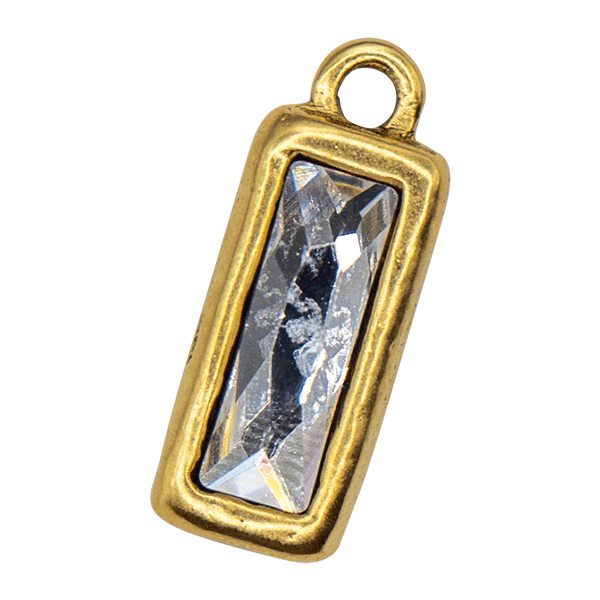 Rectangle Swarovski Vintage Charm