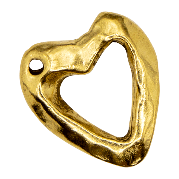 Small Open Heart Vintage Charm